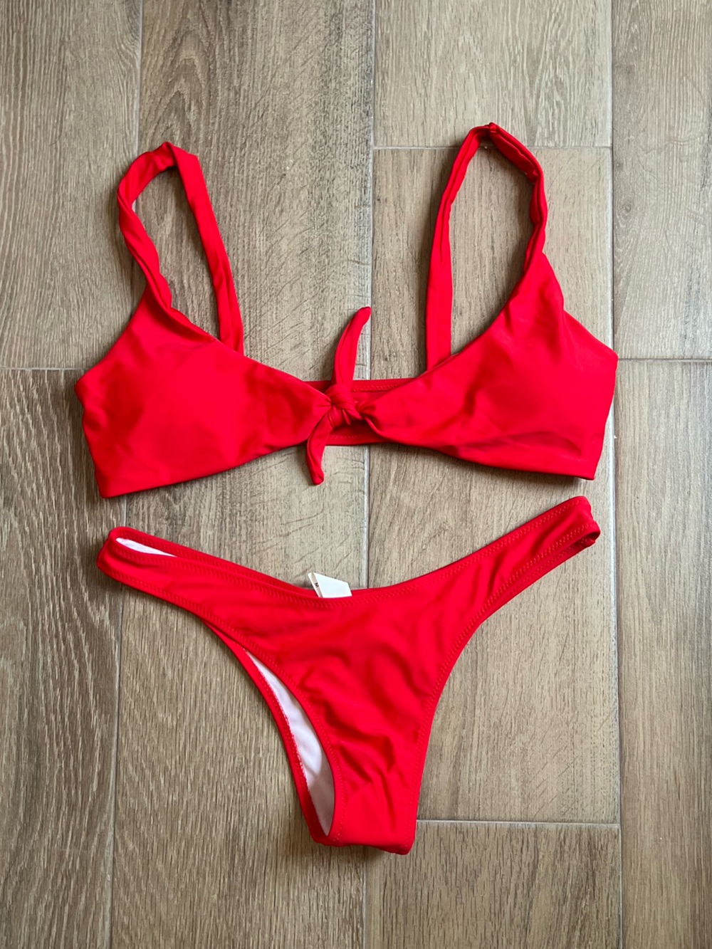 Red Two-Piece Bikini